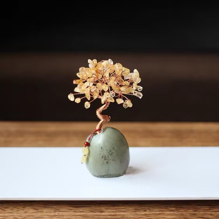 Clear Quartz Healing Tree